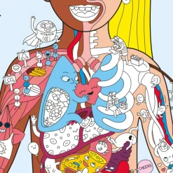 omy Poster Géant à Stickers My Body - Hot