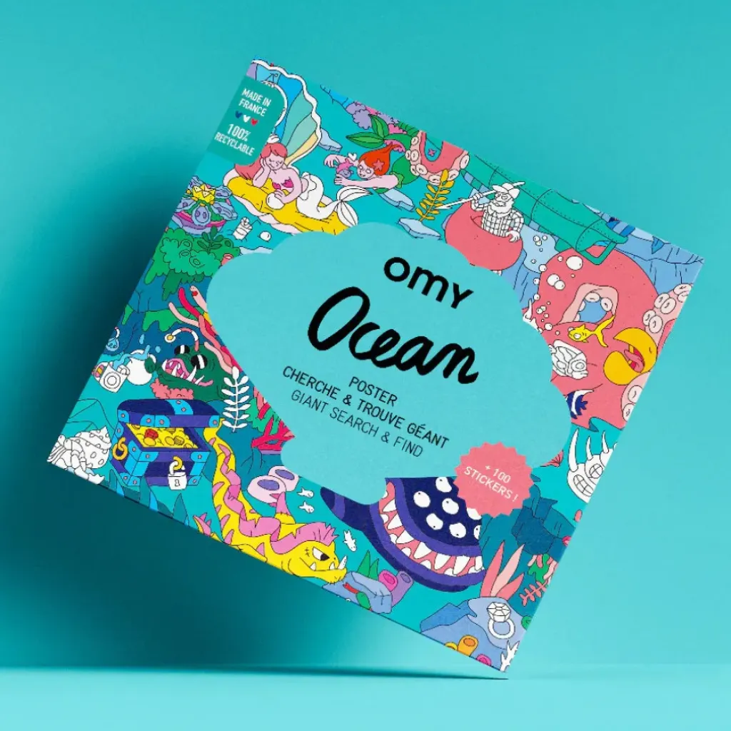 omy Poster Ocean Cherche & Trouve - New