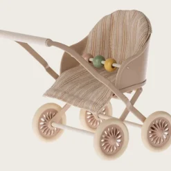 Maileg Poussette Bébé Souris Rose - Fashion