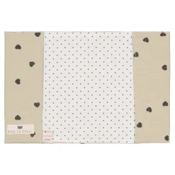 Rose In April Protège Carnet de Santé Chloé Cœur Sable - Sale