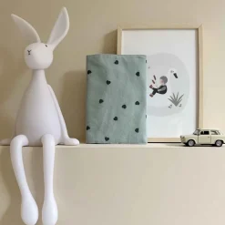 Rose In April Protège Carnet de Santé Chloé Bleu Ciel - Outlet