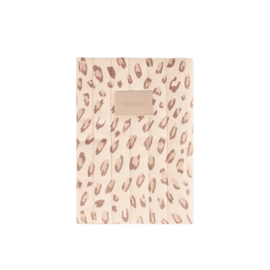 nobodinoz Protège Carnet de Santé Léopard Latte - New