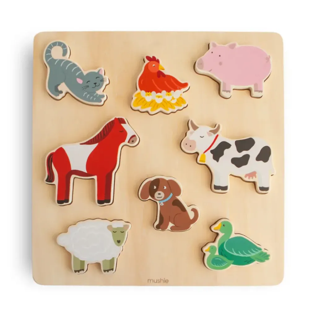 Mushie Puzzle Ferme - Clearance