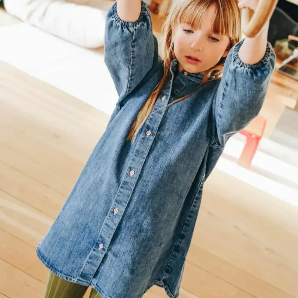 Marlot Paris Robe Anna Denim Brut - Hot