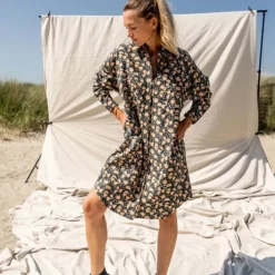 Apaches Collections Robe Ritika Tulipe Kaki - Outlet