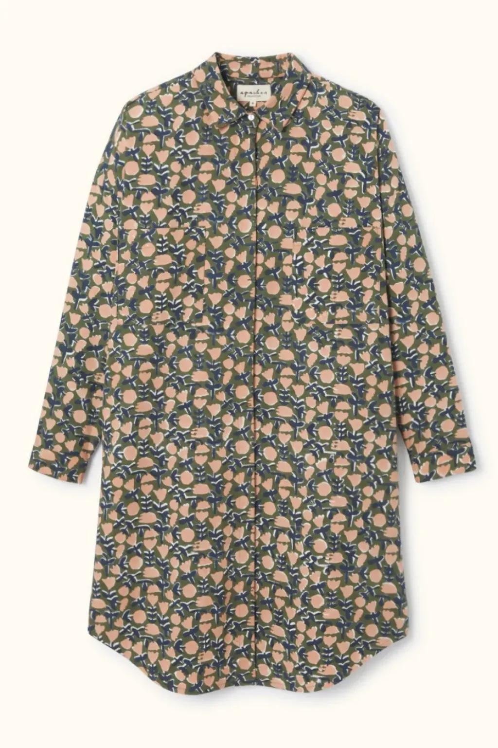 Apaches Collections Robe Ritika Tulipe Kaki - Outlet