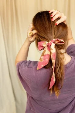 Apaches Collections Ruban Nisha Flora Bold Orange - Hot