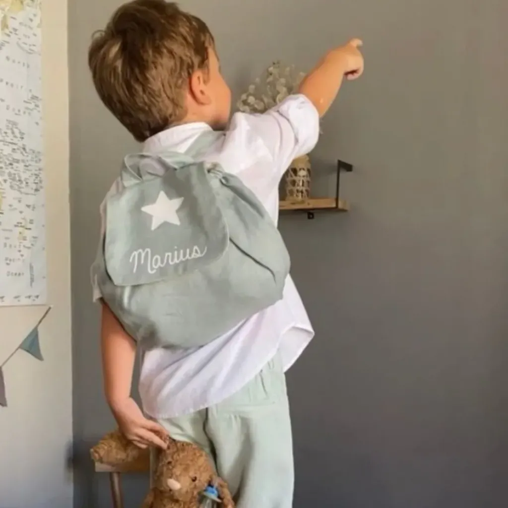 Oh la la Paris Sac à Dos Lin Menthe - Clearance