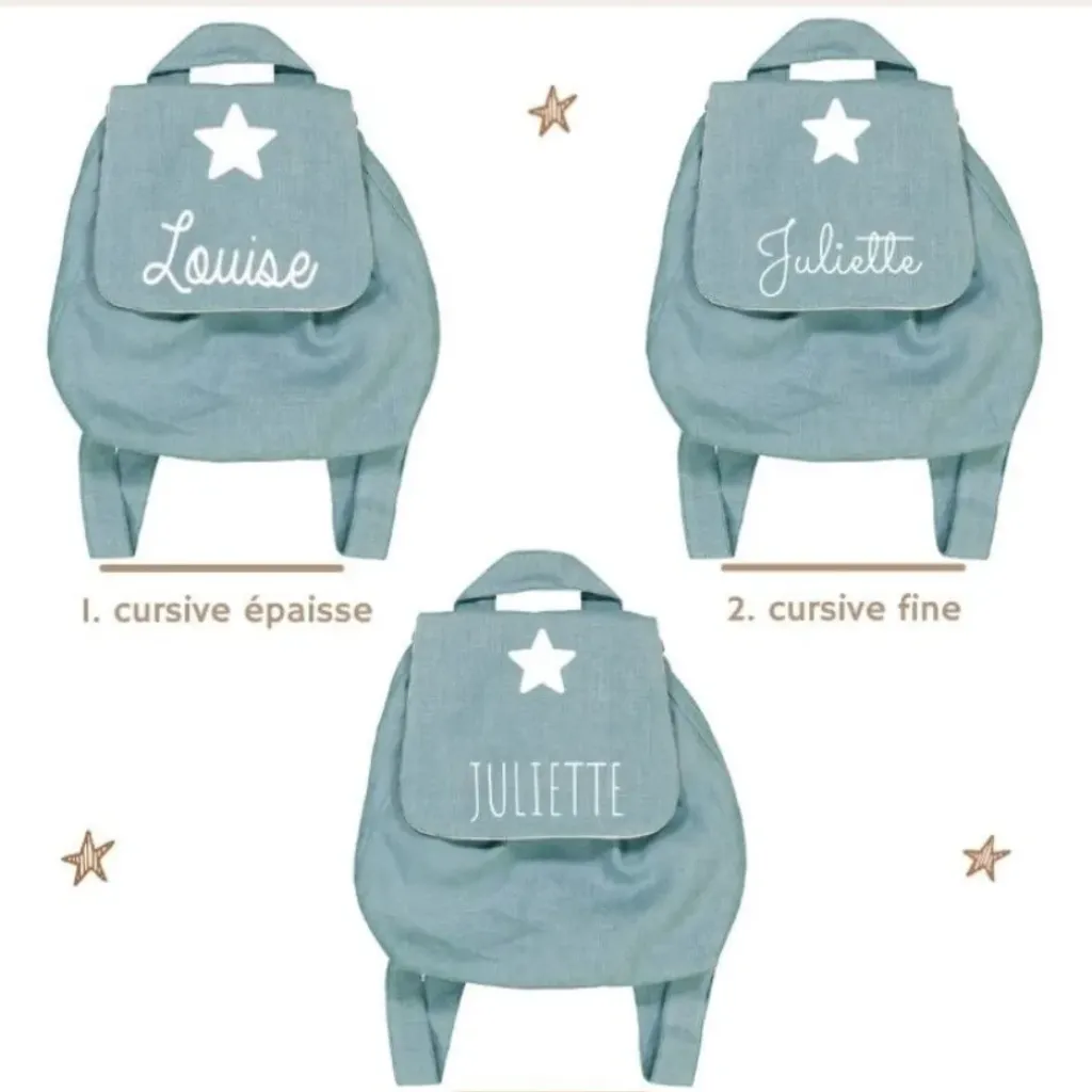 Oh la la Paris Sac à Dos Lin Menthe - Clearance