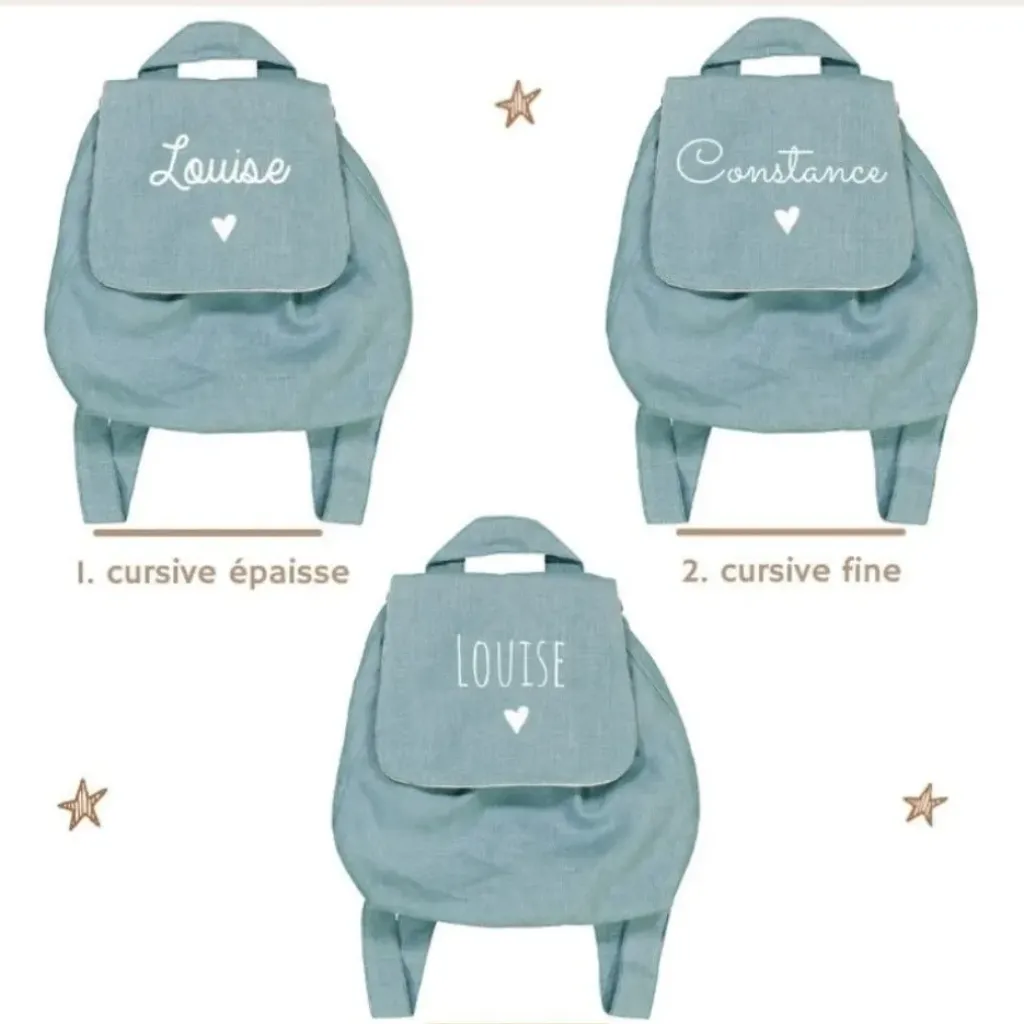 Oh la la Paris Sac à Dos Lin Menthe - Clearance