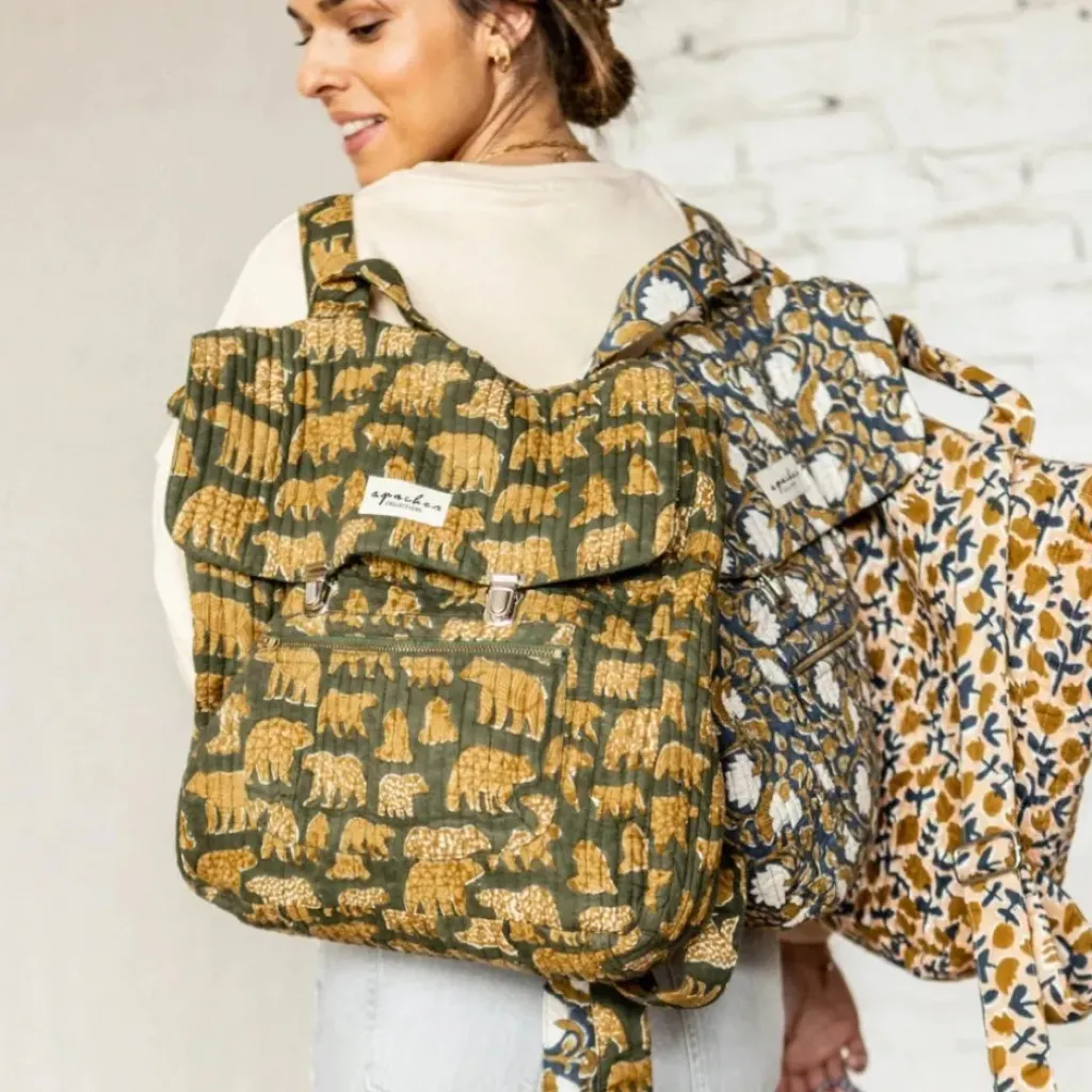 Apaches Collections Sac à Dos Luji Ours Kaki - Clearance