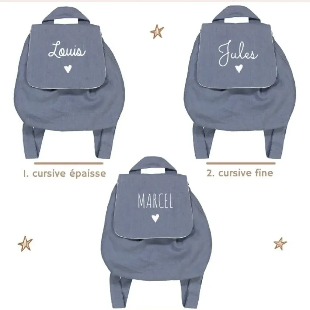 Oh la la Paris Sac à Dos Personnalisable Bleu grisé Best