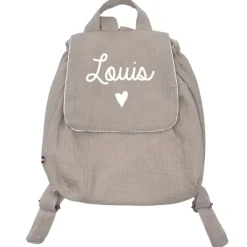 Oh la la Paris Sac à Dos Personnalisable Double Gaze Beige - Best