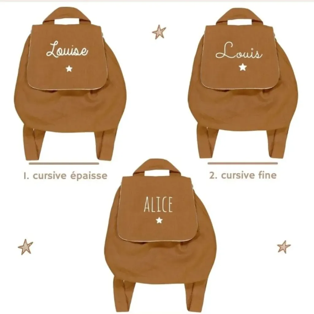 Oh la la Paris Sac à Dos Personnalisable Camel - Fashion