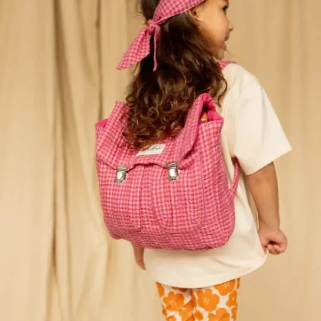 Apaches Collections Sac à Dos Suji Khadi Fuchsia - Outlet