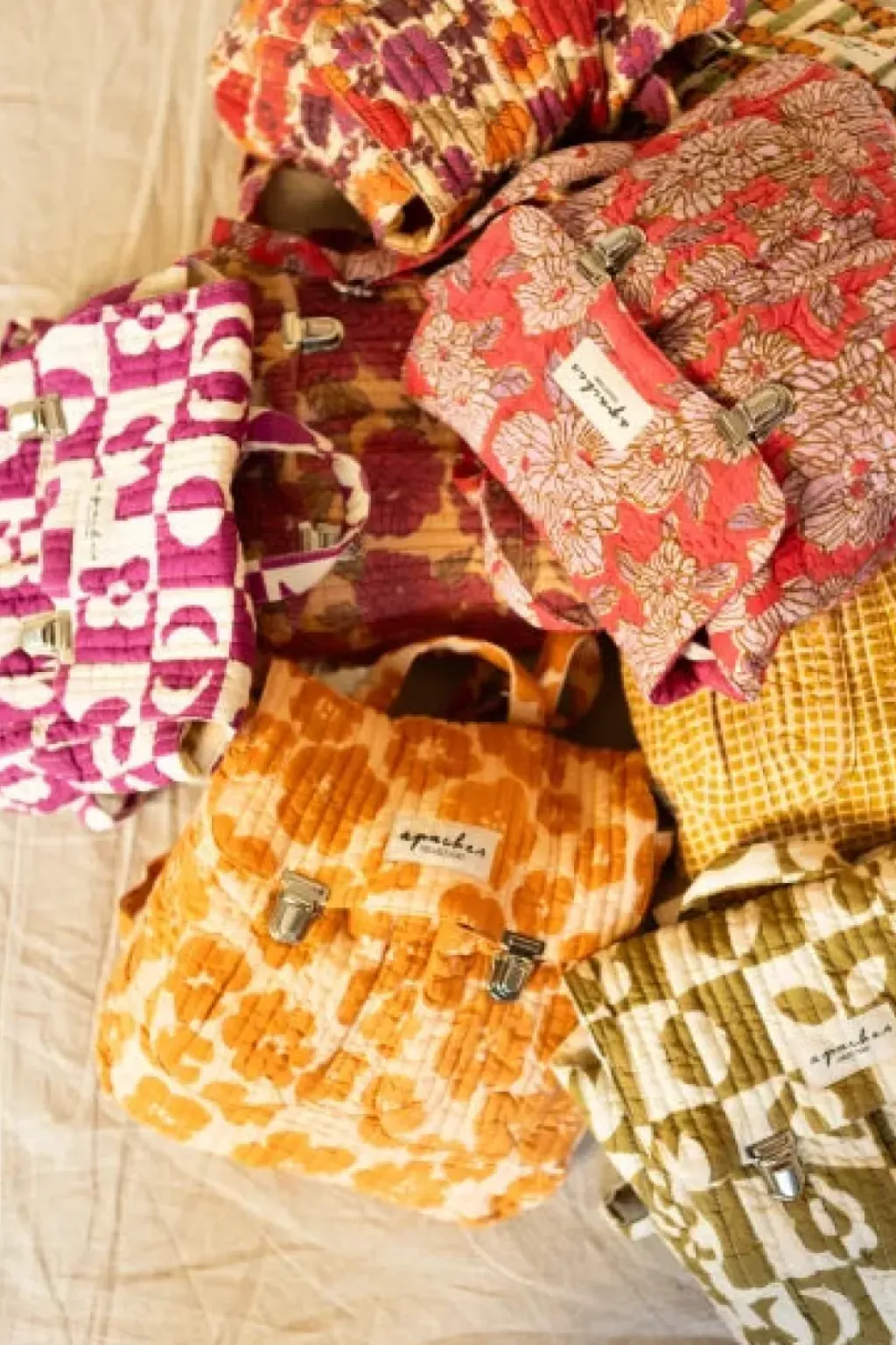 Apaches Collections Sac à Dos Suji Pop Corn Olive - Sale