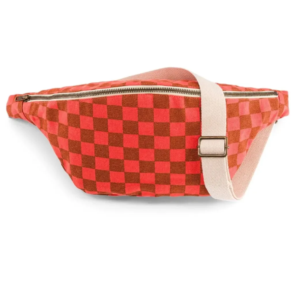 Rose In April Sac Banane Damiers Corail - Fashion