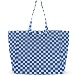 Rose In April Sac Cabas Elisa Damier Écru Bleu - Clearance