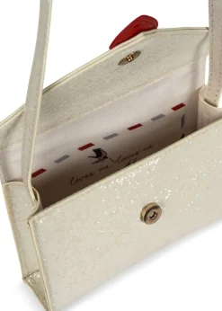 Konges Slojd Sac Lettre d'Amour Paillettes Crème - Best