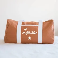 Oh la la Paris Sac Week-end Personnalisable Camel - Discount