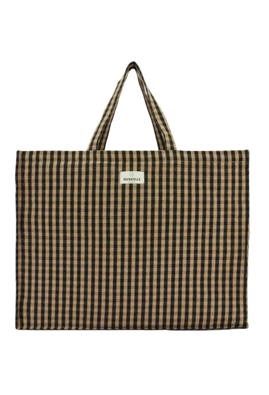 Gabrielle Paris Sac Week-End Vichy Café - Sale