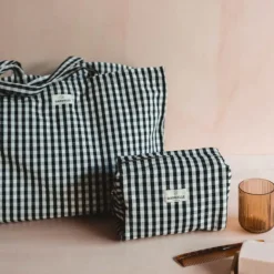 Gabrielle Paris Sac Week-end Vichy Noir - Fashion