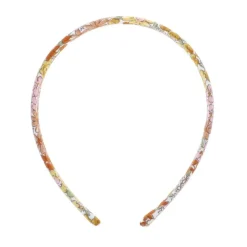 Mercredi Serre tête fleuri rose et jaune - Jolie Saison Outlet