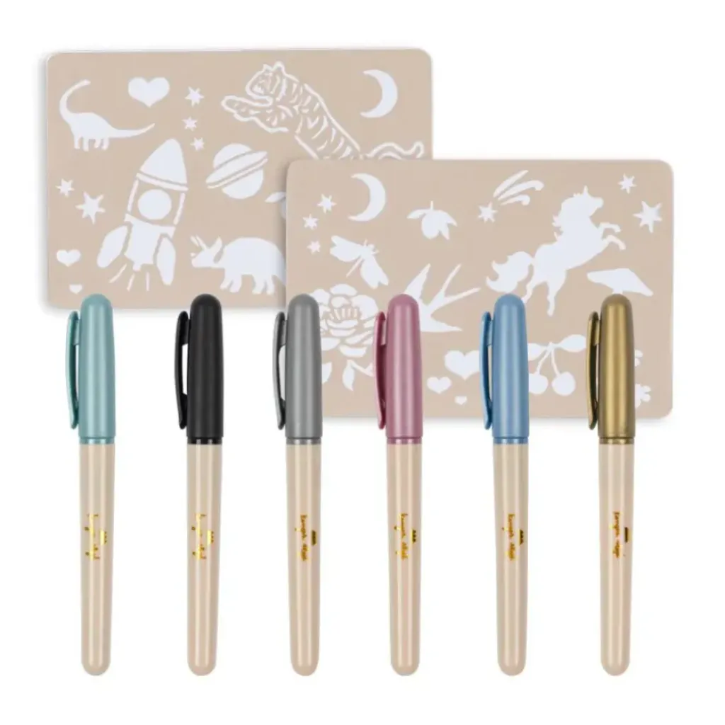 Konges Slojd Set de 6 Feutres de Tatouage - Outlet