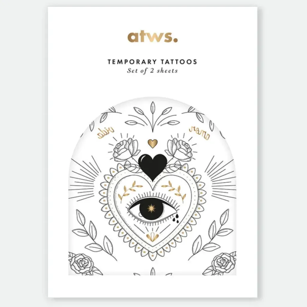 All The Way To Say Set de Tatouages Amor - Clearance