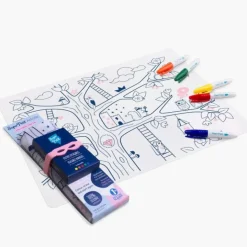 Les Biscottes Set Silicone à Colorier Arbre Magique - Super Petit Sale