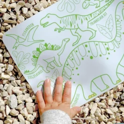 Les Biscottes Set Silicone à Colorier Dino - Super Petit Online