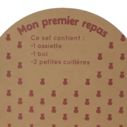 Petit Toi Set Vaisselle Silicone Pêche - Clearance