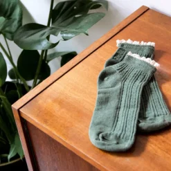 Gentil Coquelicot Paris Socquettes Macramé Kaki - Gentil Coquelicot Hot