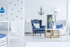 Pöm le Bonhomme Stickers Muraux Nuages Bleu Gris Sale