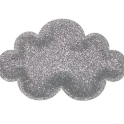 Luciole et Petit Pois Suspension Nuage Glitter Argenté - Hot