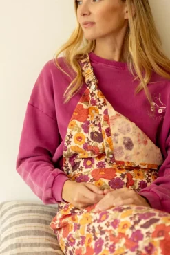 Apaches Collections Sweat Riya Roll Fuchsia - Clearance