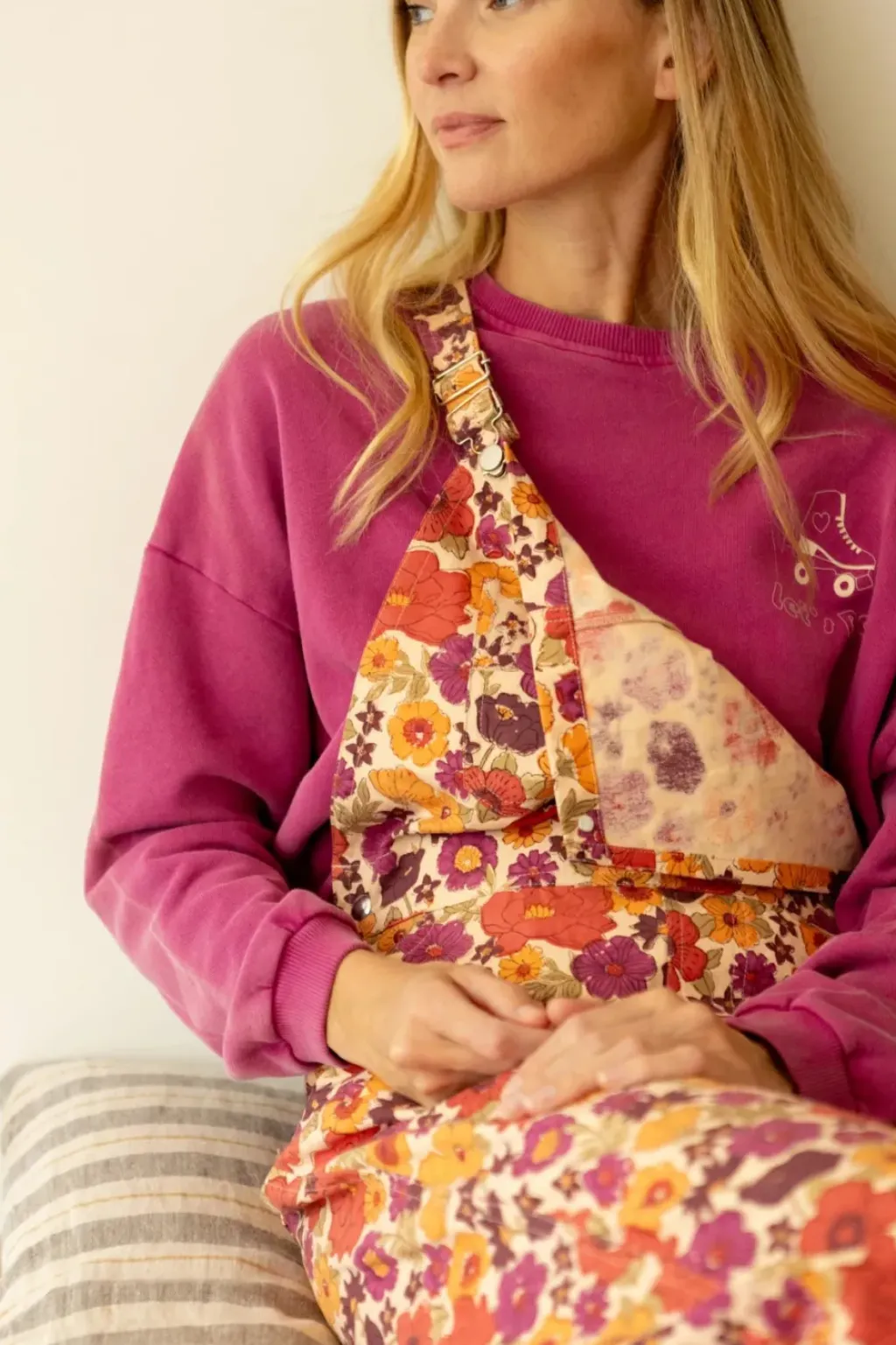 Apaches Collections Sweat Riya Roll Fuchsia - Clearance