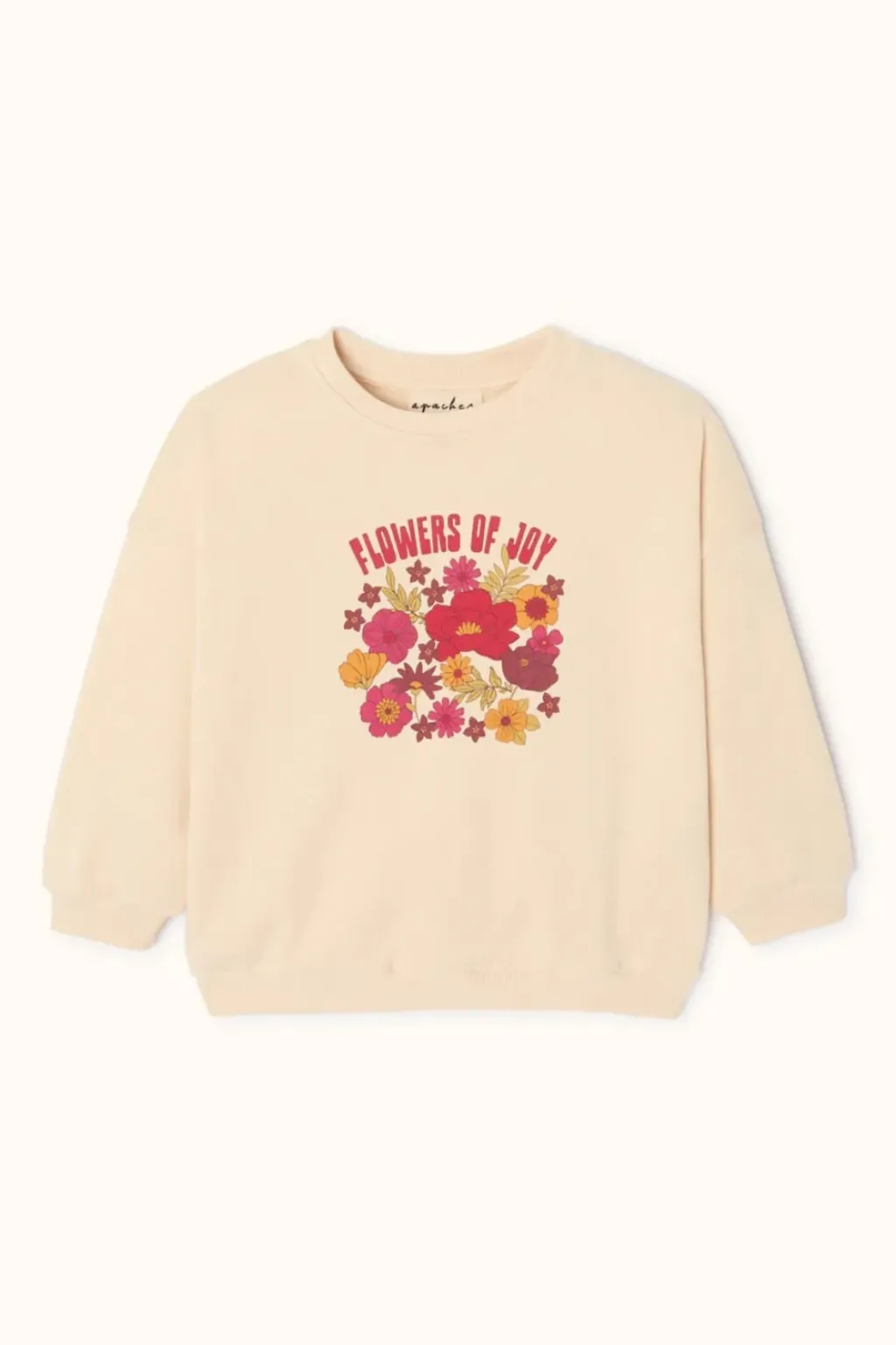 Apaches Collections Sweat Sahara Flowers Macadamia - Fashion