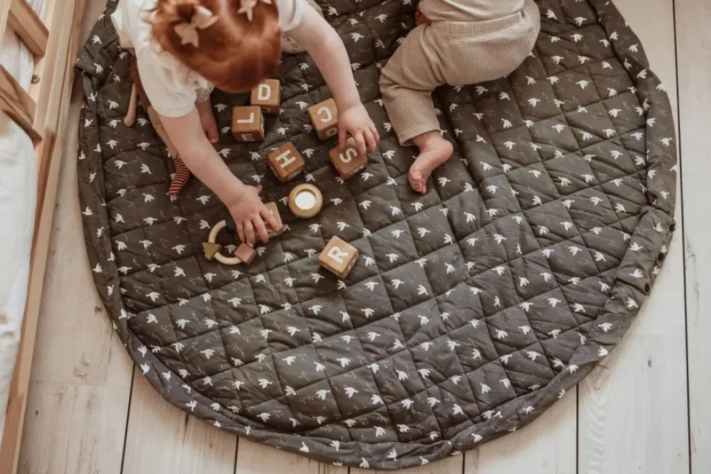 Play and Go Tapis d'Éveil et Sac à Langer Birds - Fashion