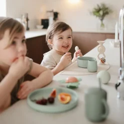 Mushie Tasse Silicone Vert - Online