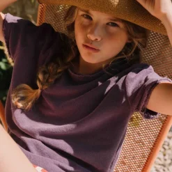 Studio Bohème Tee Shirt Essential Grape Jam - New