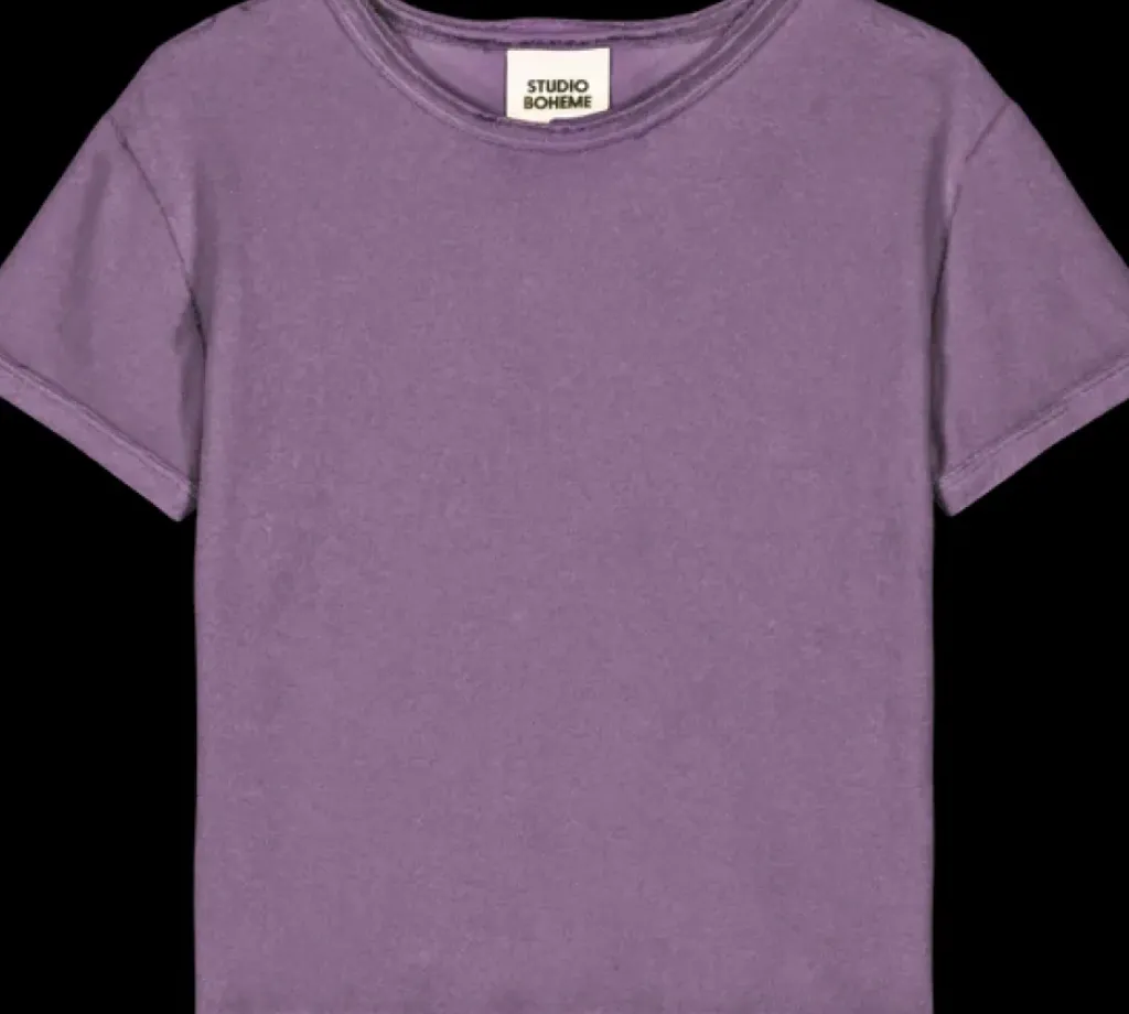 Studio Bohème Tee Shirt Essential Grape Jam - New