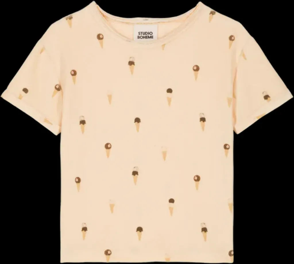 Studio Bohème Tee Shirt Essential Vanille Glaces - Fashion