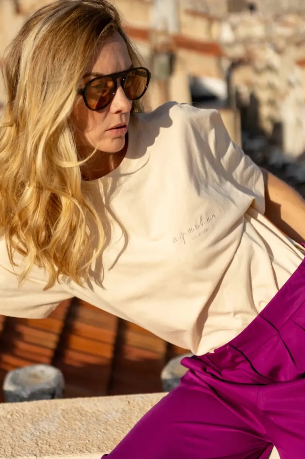 Apaches Collections Tee-Shirt Apaches Macadamia - Fashion