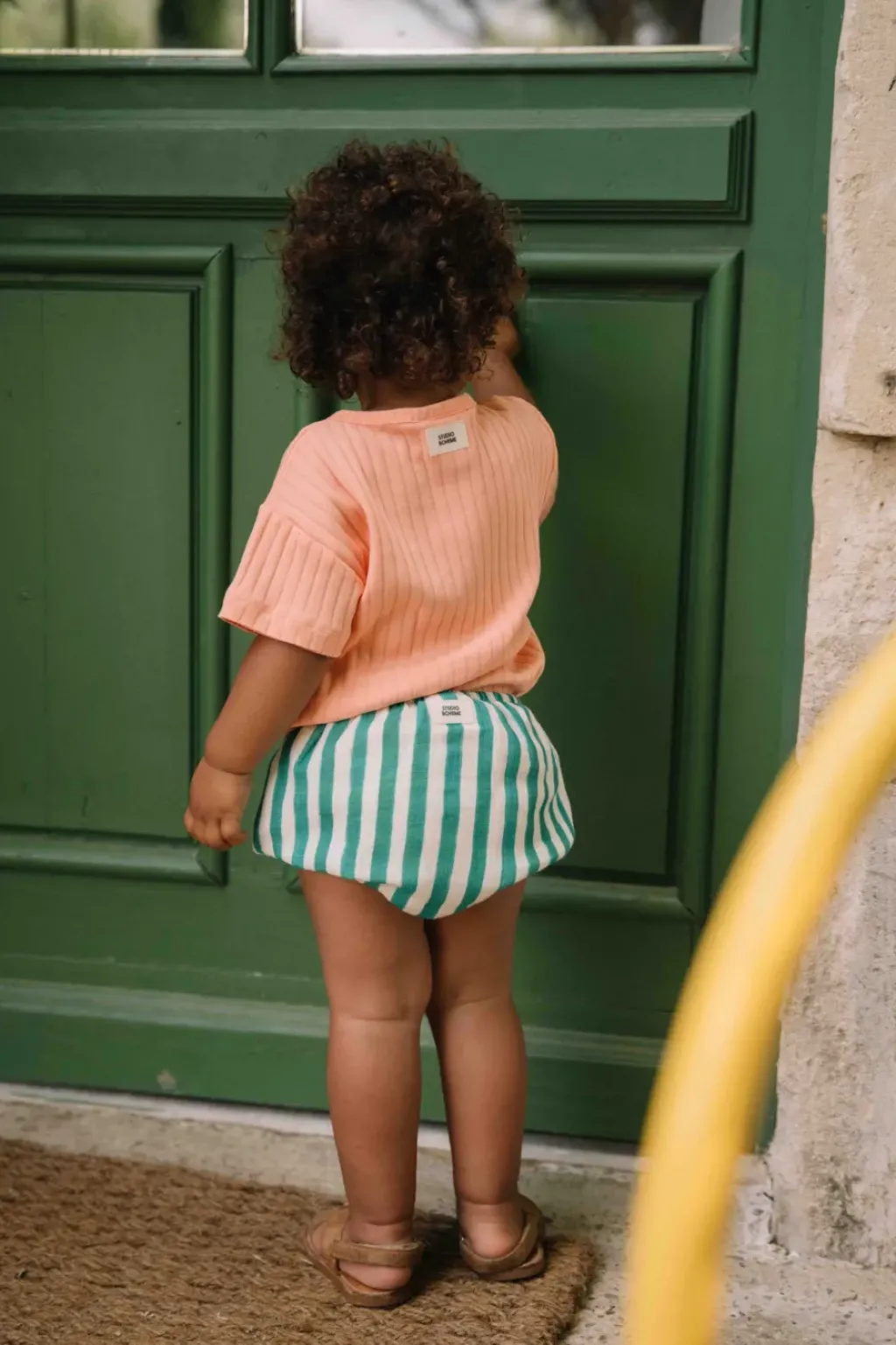 Studio Bohème Tee-Shirt Orso Rib Pêche - Fashion