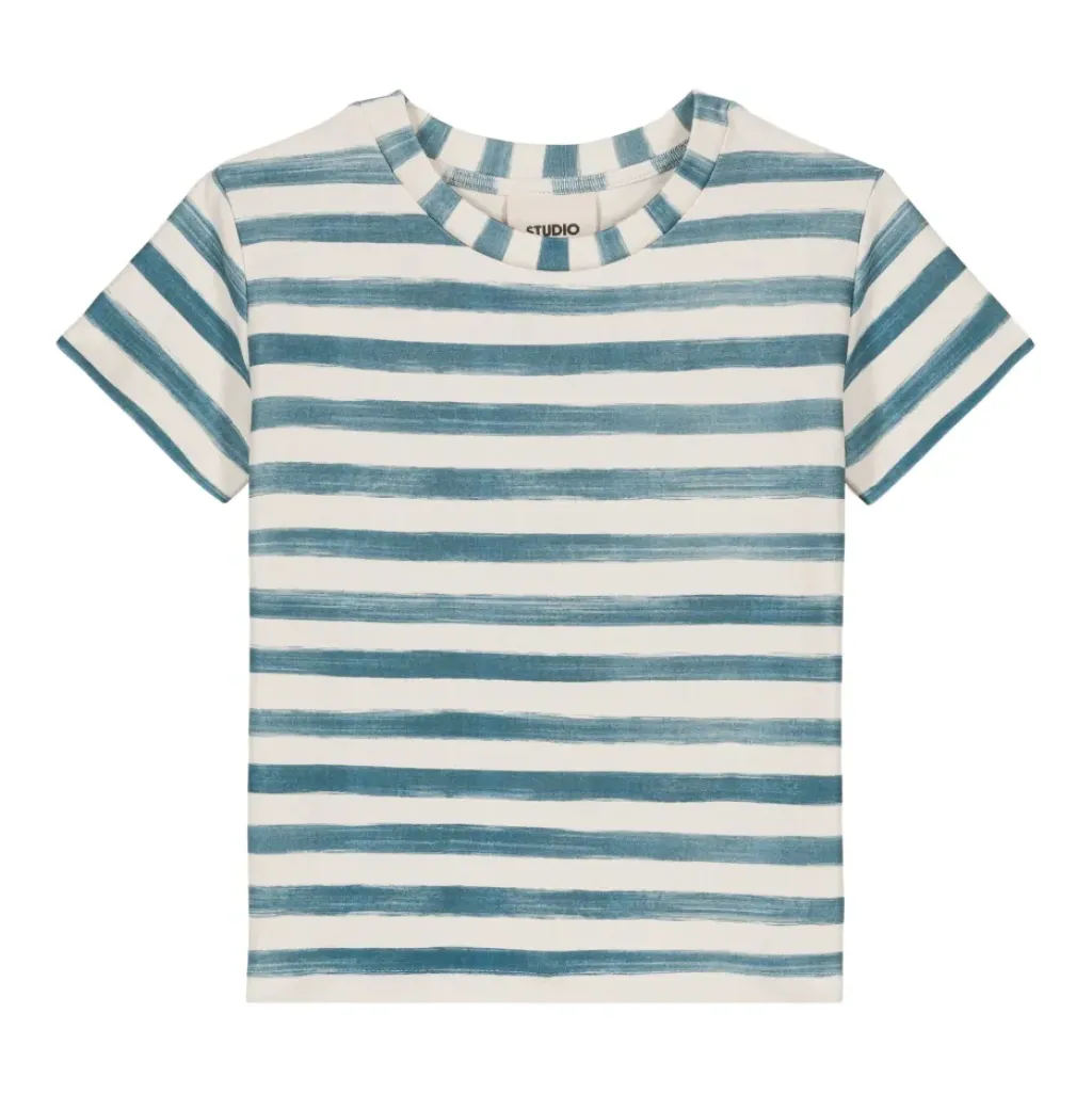 Studio Bohème Tee-Shirt Rayures Bleu - Fashion