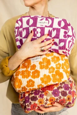 Apaches Collections Trousse de Toilette Flora Bold Orange - Clearance