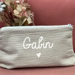 Oh la la Paris Trousse De Toilette Personnalisable Beige - Sale