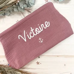 Oh la la Paris Trousse de Toilette Personnalisable Vieux Rose - Clearance