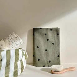 Rose In April Trousse de Toilette Vic Rayures Kaki - Sale